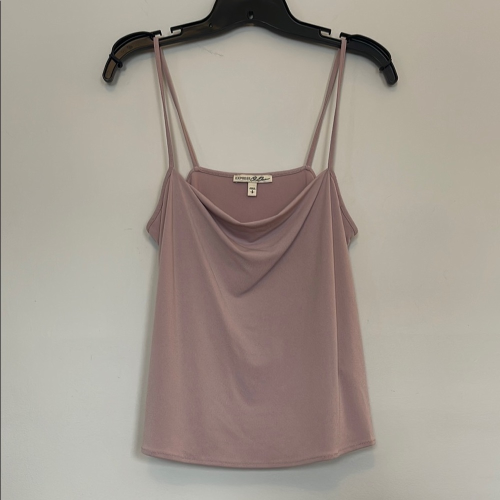 Express One Eleven Cowl Neck Cami